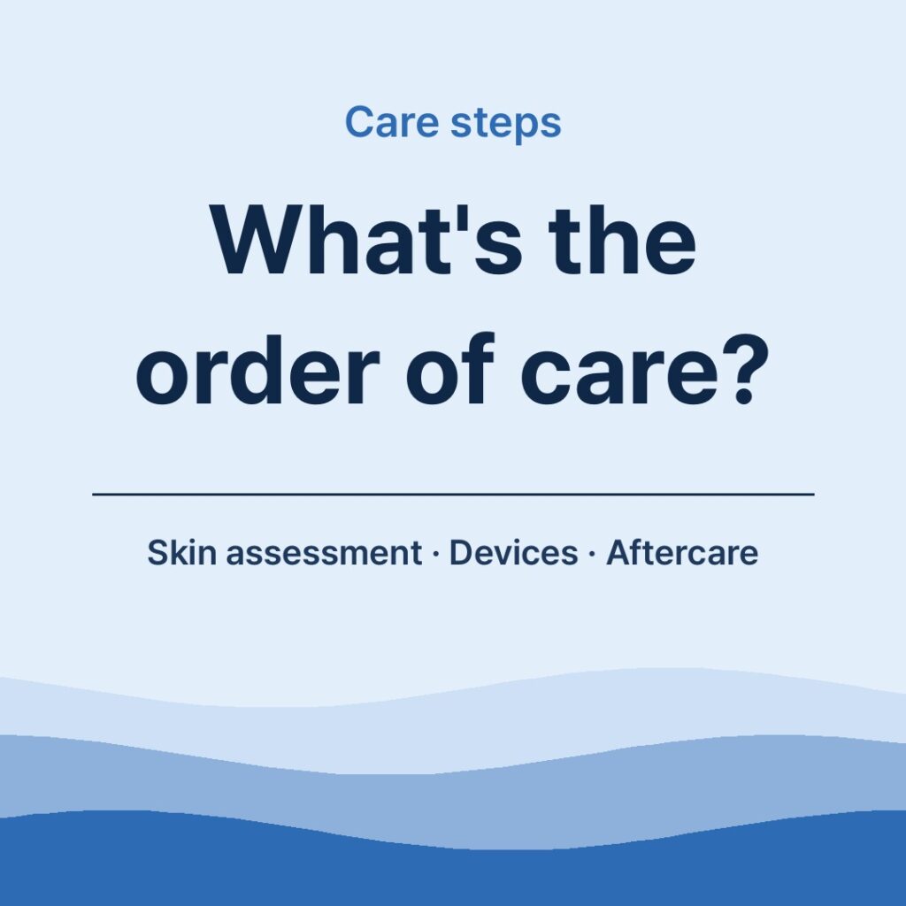 Card on the order of acne scar care