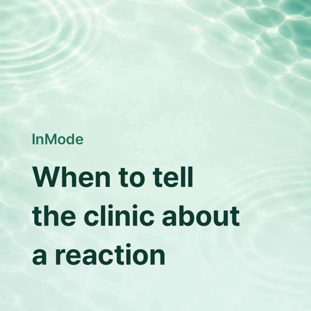 Guide card: unexpected reactions